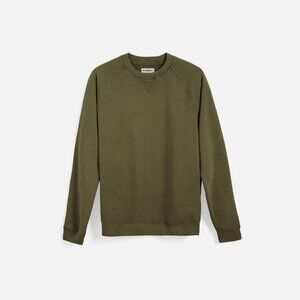 Brooklinen XS Sweatshirt Willow Olive Sage Green Loungewear Lounge NWT